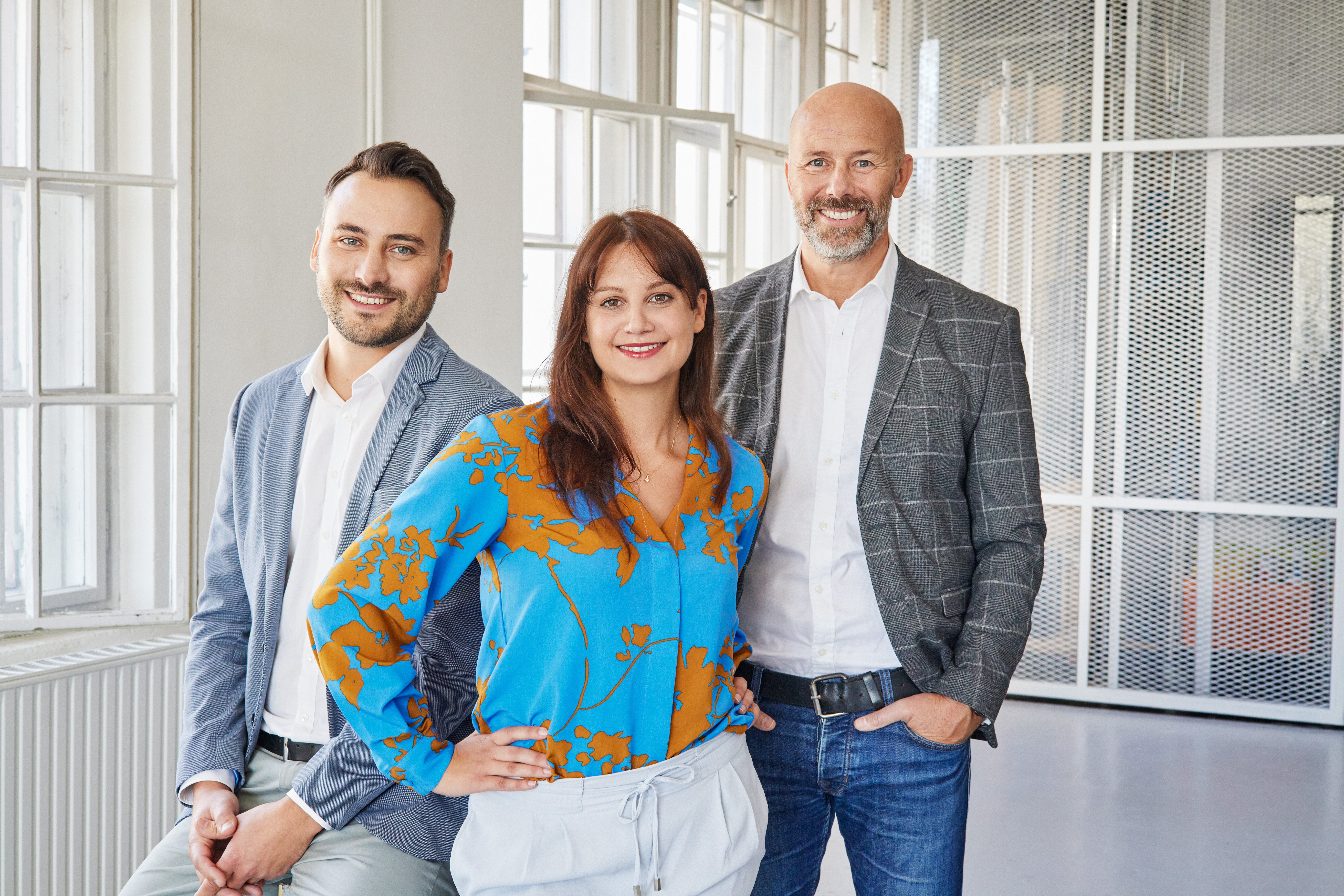 Online Sales Team v.l Pernkopf, Schopf, Zottl