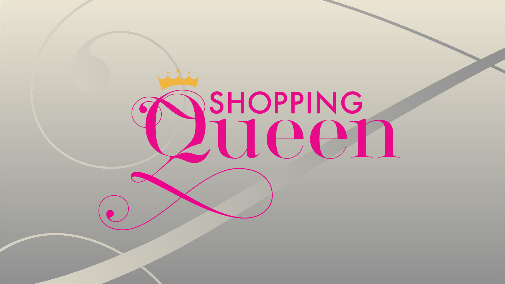 Shopping Queen Logo auf BG